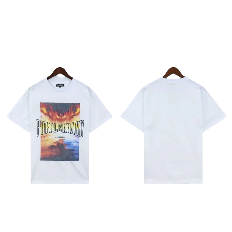 Purple Brand T-Shirts Short-Sleeve Graphic Print T-Shirt image 2