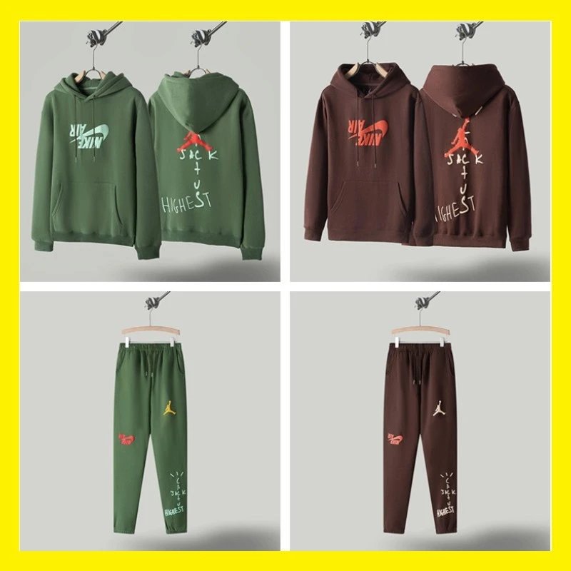 Nike Air Jordan Cactus Jack Hoodie & Pants Set [40 styles]