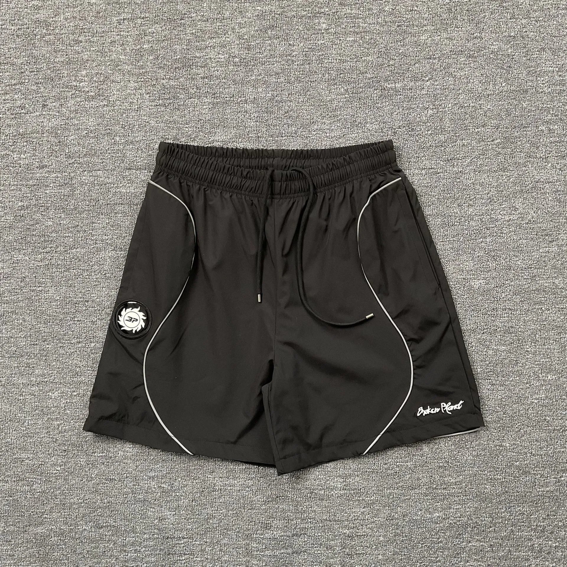 Broken Planet Shorts Drawstring athletic — 3176 black