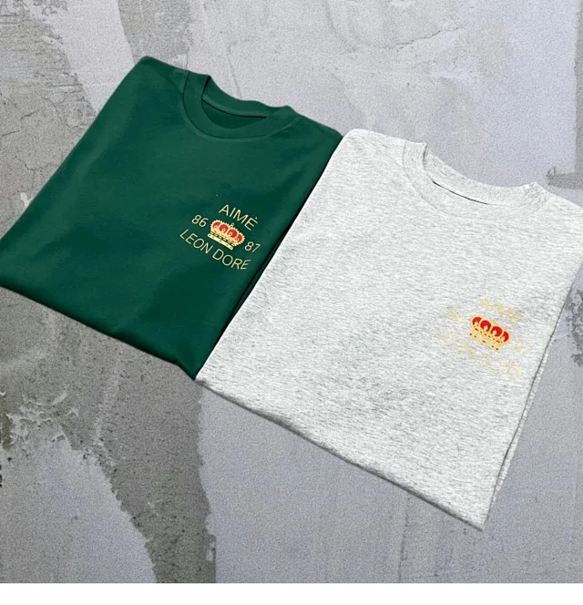 Aimé Leon Dore T-Shirts Short-sleeve logo graphic T-shirt product detail image 7