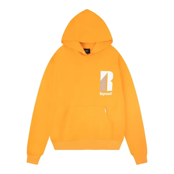 Represent Logo Hoodie Orange Hoodie - 1