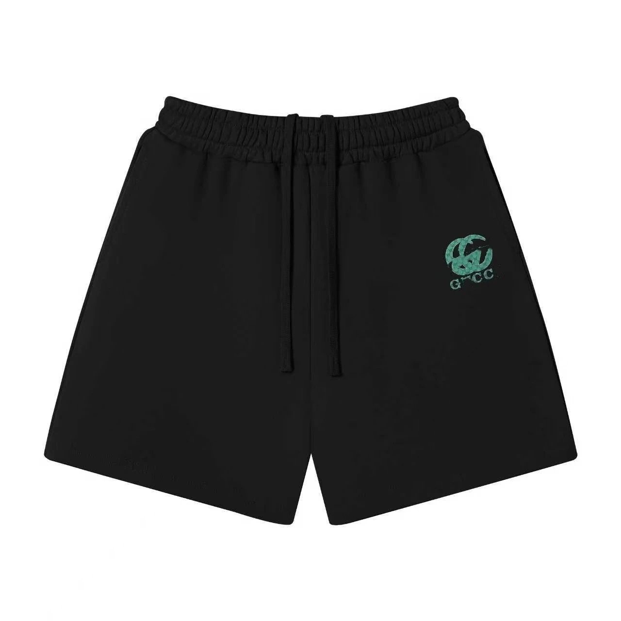 Unbranded Shorts Elastic-Waist Drawstring Graphic — 51 black