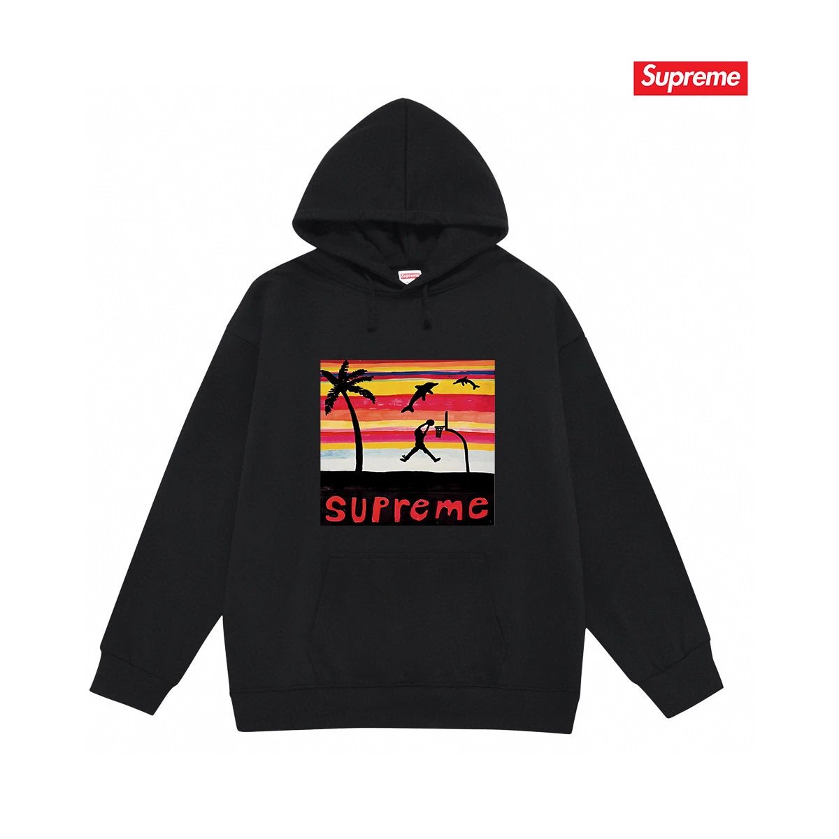 Supreme Hoodies & Sweatshirts Graphic Print Pullover Hoodie — 4