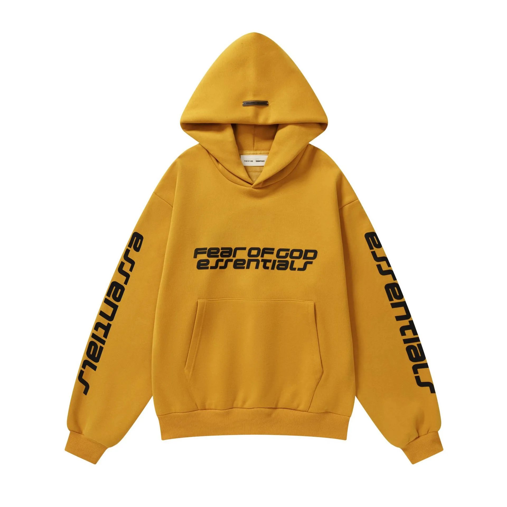 Fear of God Hoodies & Sweatshirts Essentials logo-print hooded sweatshirt — 3984 Yellow