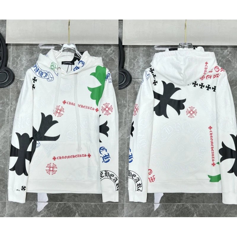 Chrome Hearts Hoodies & Sweatshirts Cross Graphic Pullover Hoodie image 2