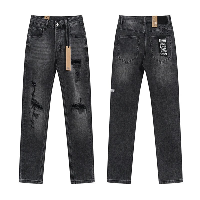 Ksubi ripped motorcycle jeans