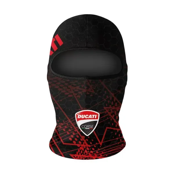 Ferrari Ducati Corse Balaclava Black Red Accessories - 1
