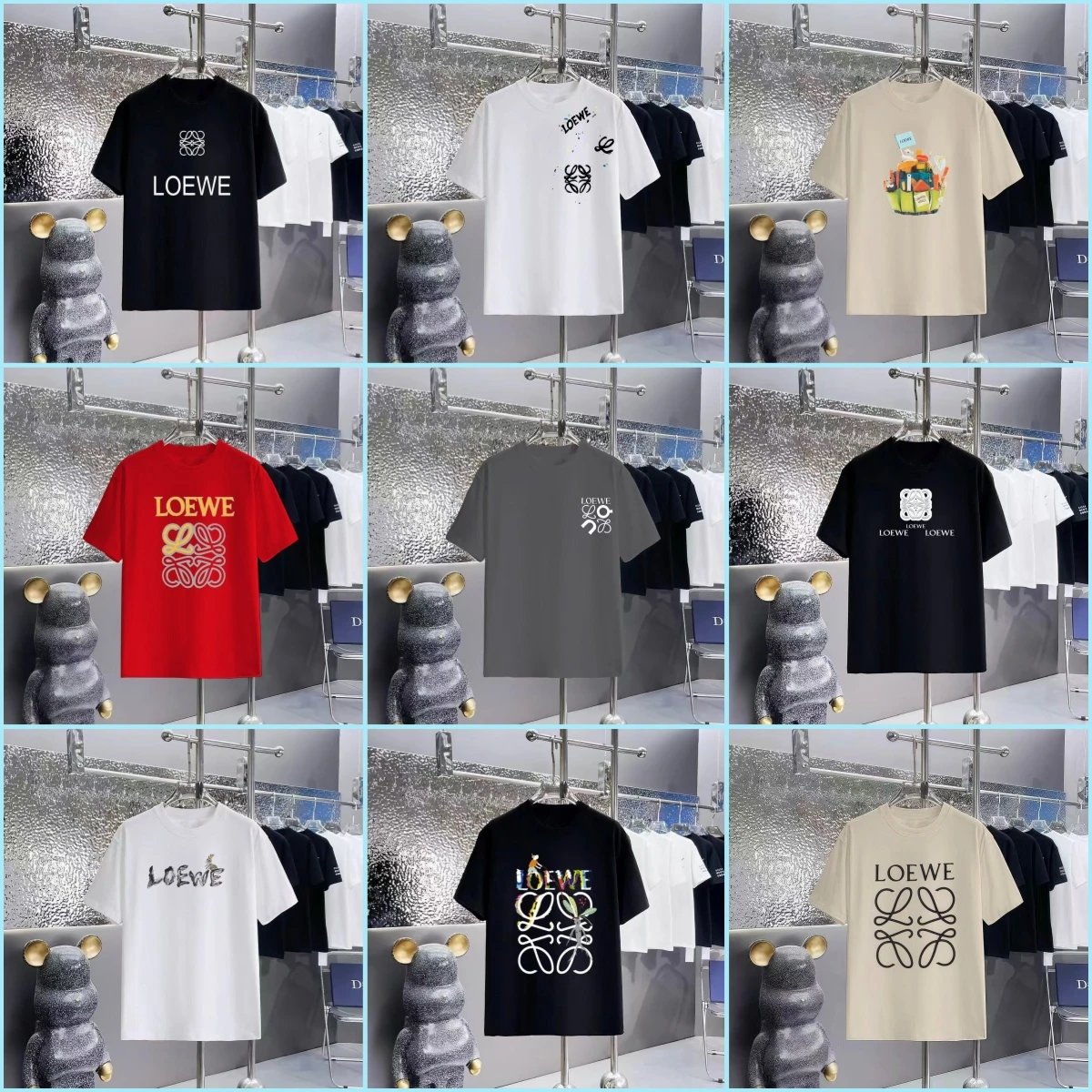 Loewe Black Short Sleeve T-Shirt