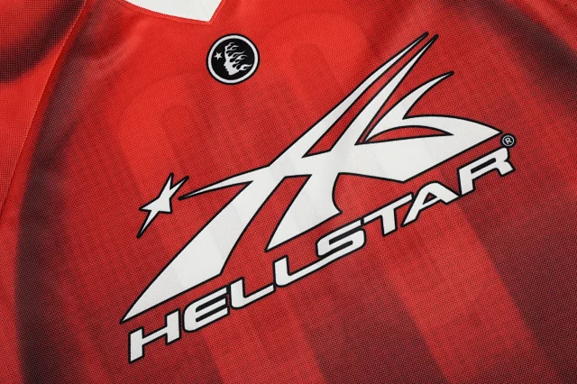 Hellstar T-Shirts Mesh football jersey graphic product detail image 9