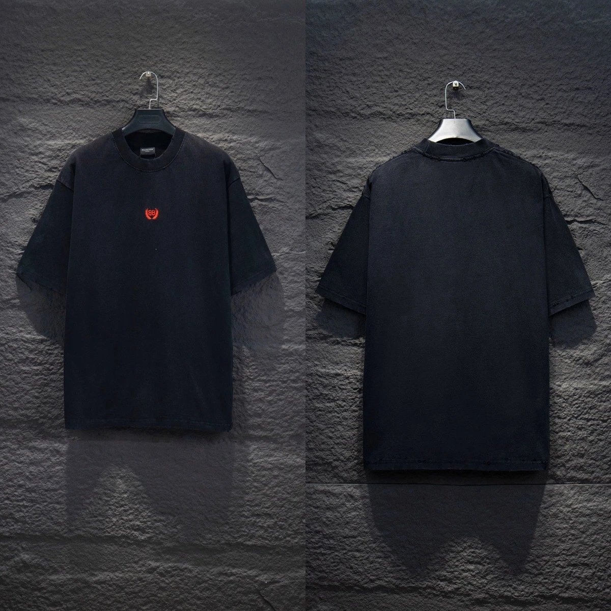 Balenciaga T-Shirts Graphic short-sleeve T-shirt — 5201 black