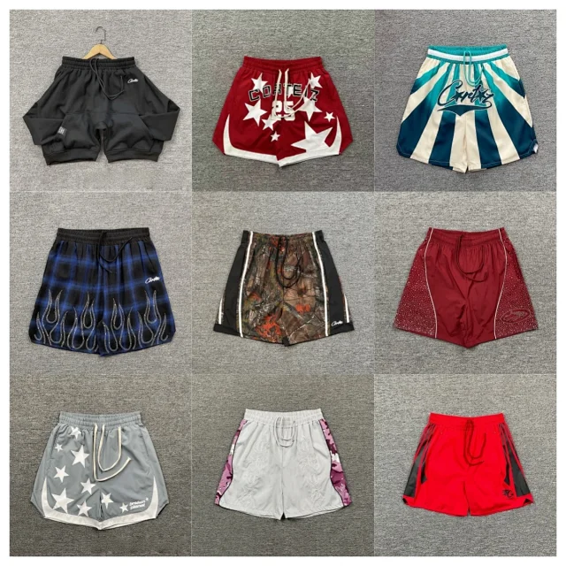 Corteiz Shorts Drawstring fleece with kangaroo pockets product detail image 1