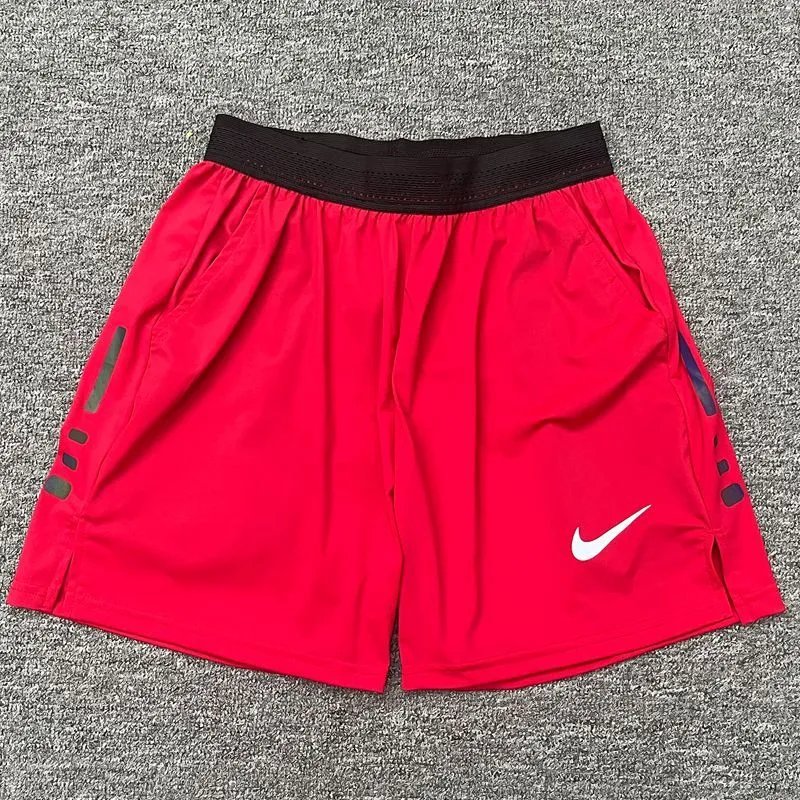 Nike T-Shirts Short-Sleeve Ankle Skeleton Graphic T-Shirt — 02 Red Shorts