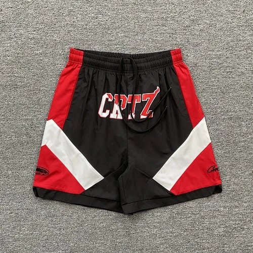 Corteiz Shorts Drawstring athletic — Black 3258#