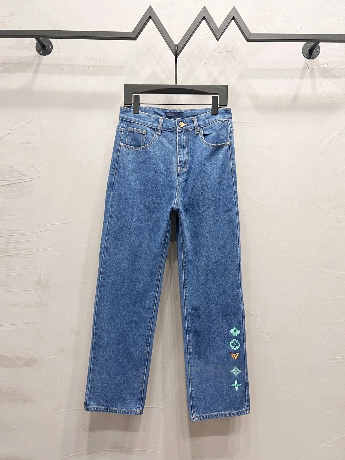 Louis Vuitton x Takashi Murakami Denim Jeans Blue - 5