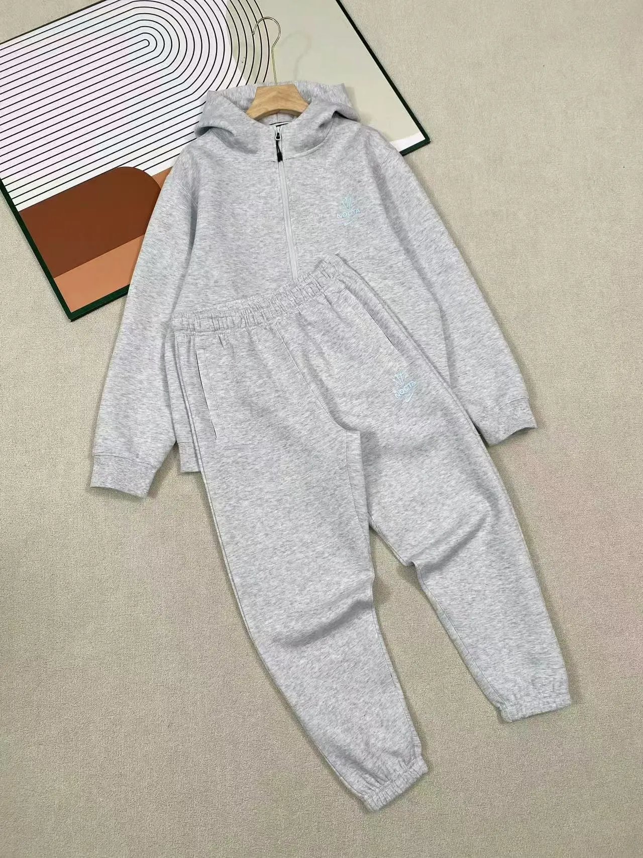 Nike Tracksuits NOCTA hooded zip-up tracksuit — 01 Grey Zip Sweat Set