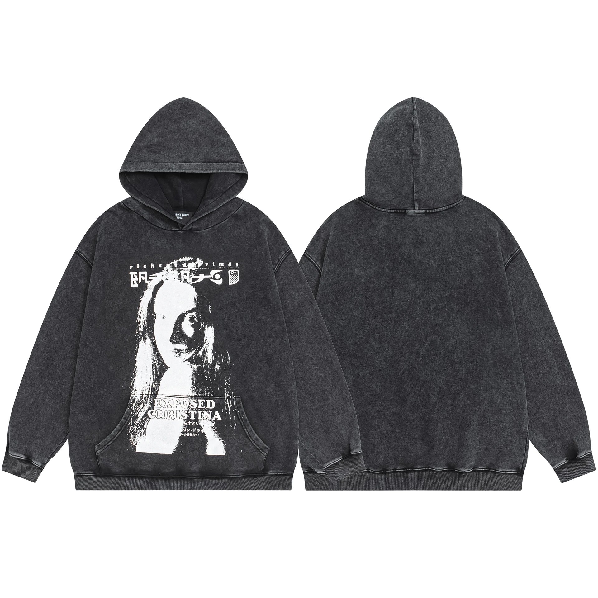 Enfants Riches Déprimés Hoodies & Sweatshirts Graphic Print Pullover Hoodie — 12