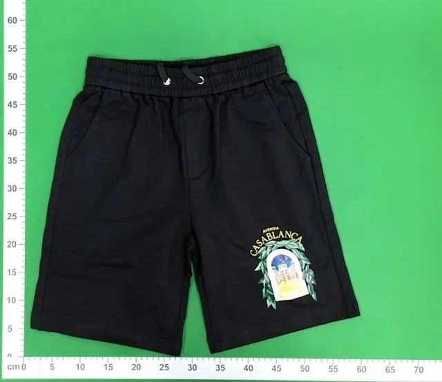 Casablanca Shorts Drawstring logo-print product detail image 2
