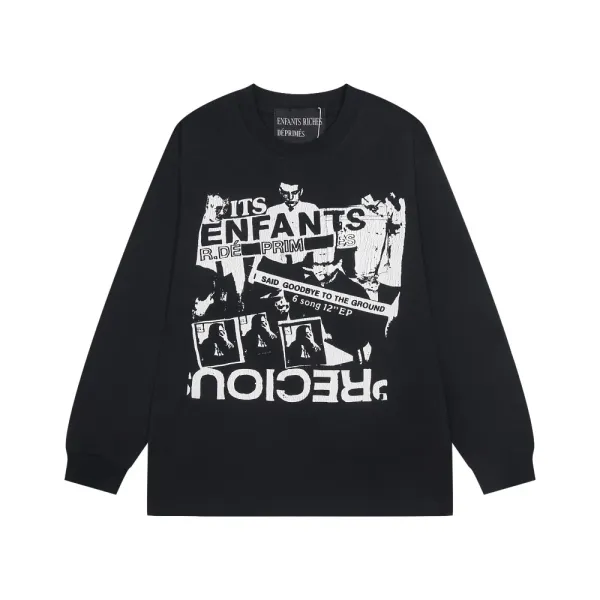 Enfants Riches Déprimés 'Its Enfants' Graphic Long-Sleeve T-Shirt Black - 1