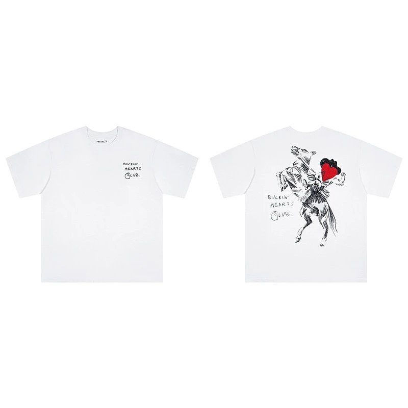 Carhartt T-Shirts Short-Sleeve Crew Neck Graphic Logo T-Shirt — 208 white