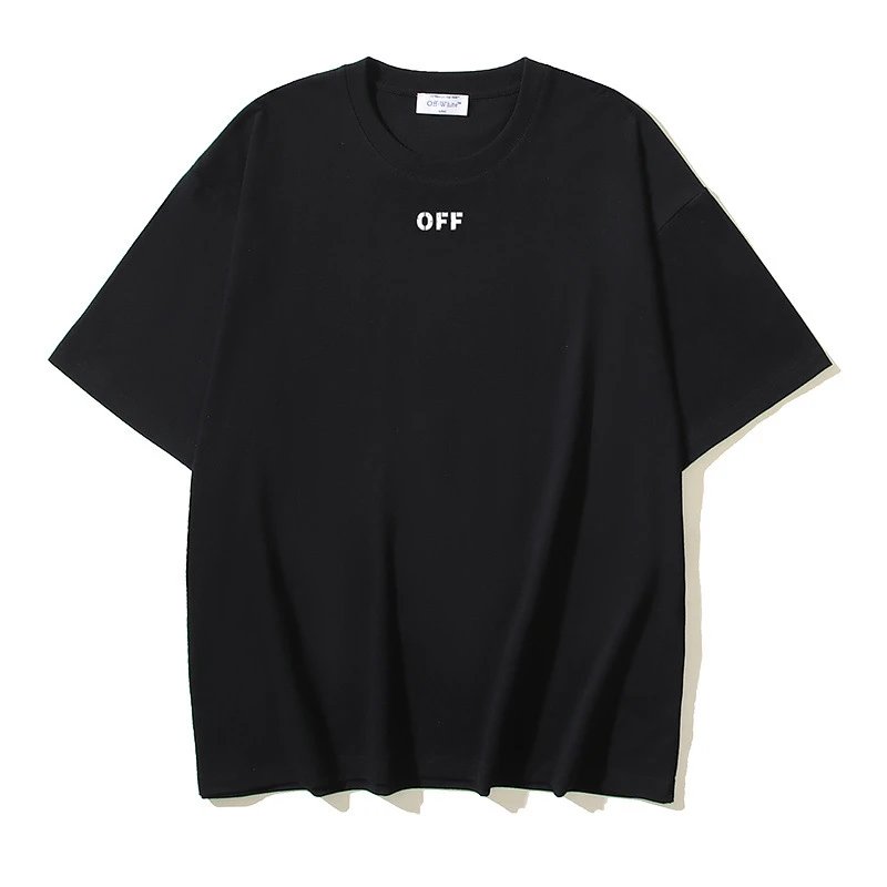 Off-White T-Shirts Short-Sleeve Logo Graphic T-Shirt — 158 black