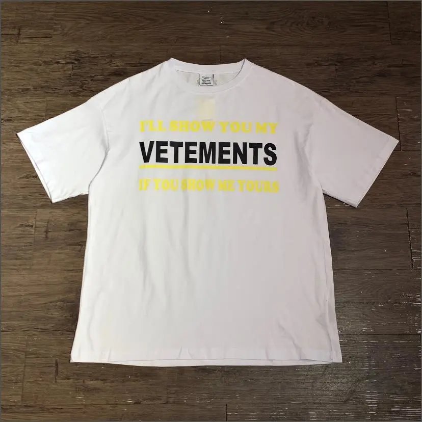 Vetements T-Shirts Graphic Print — 12