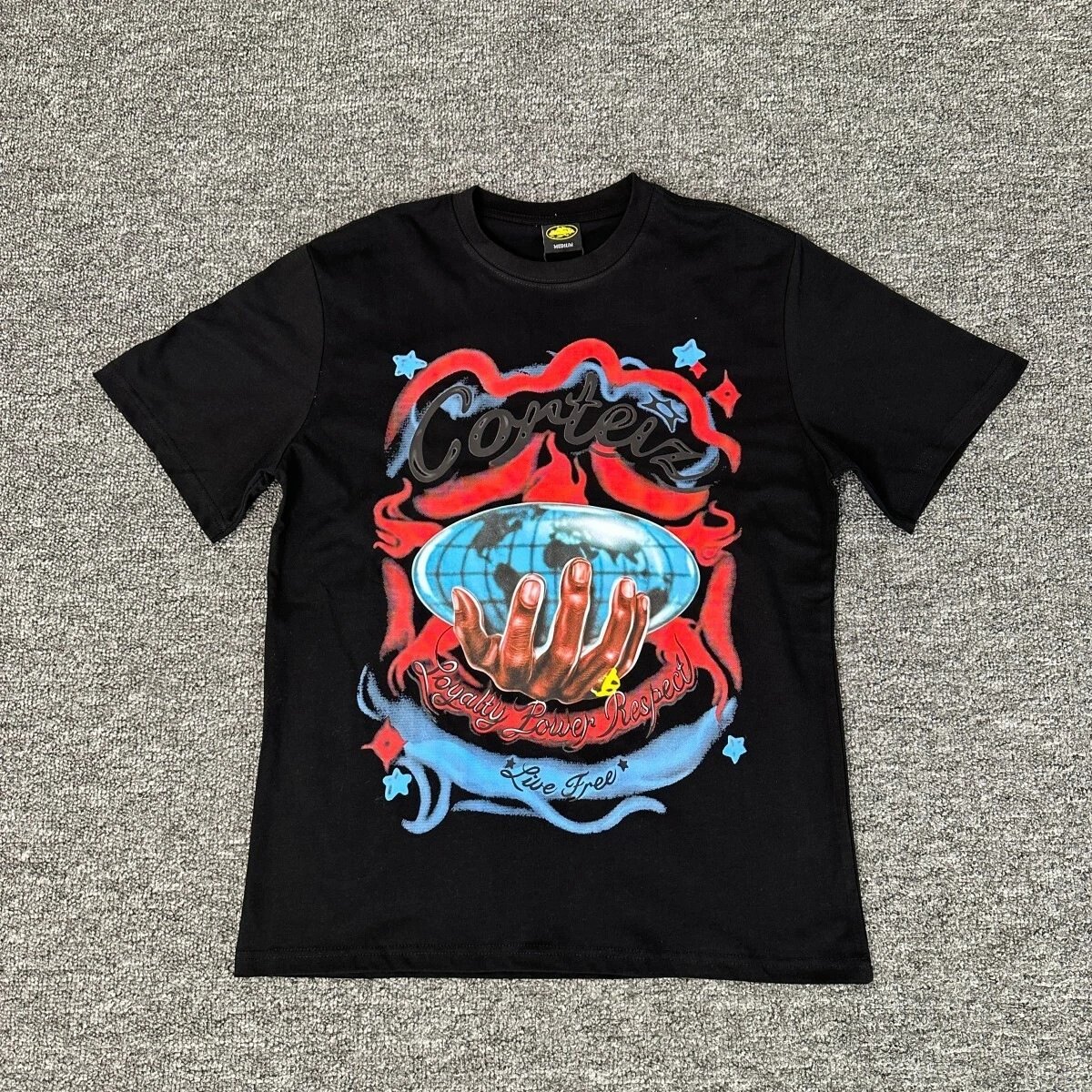 Corteiz T-Shirts Graphic Print — 3276 Black