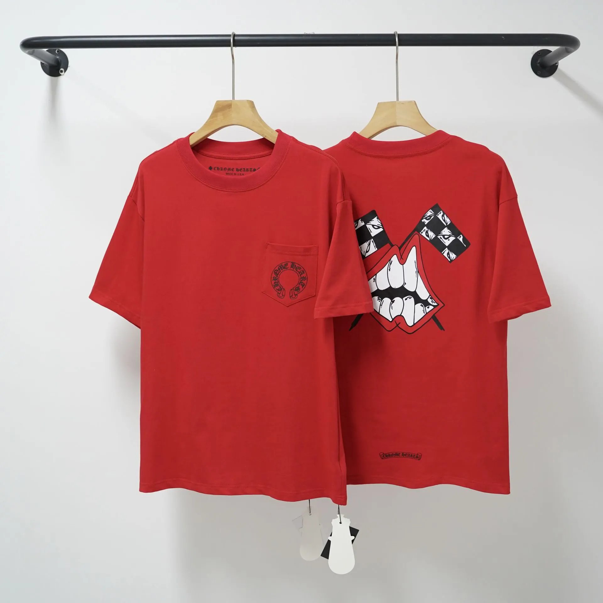 Chrome Hearts T-Shirts Oversized graphic pocket T-shirt — 8