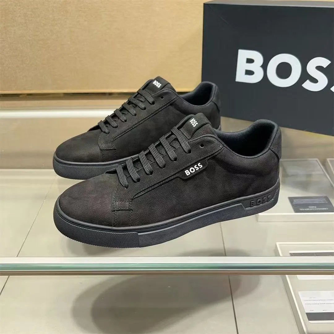 BOSS Sneakers Suede low-top lace-up — 08