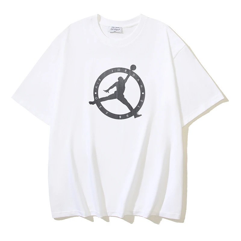 Off-White T-Shirts Short-Sleeve Logo Graphic T-Shirt — 166 white