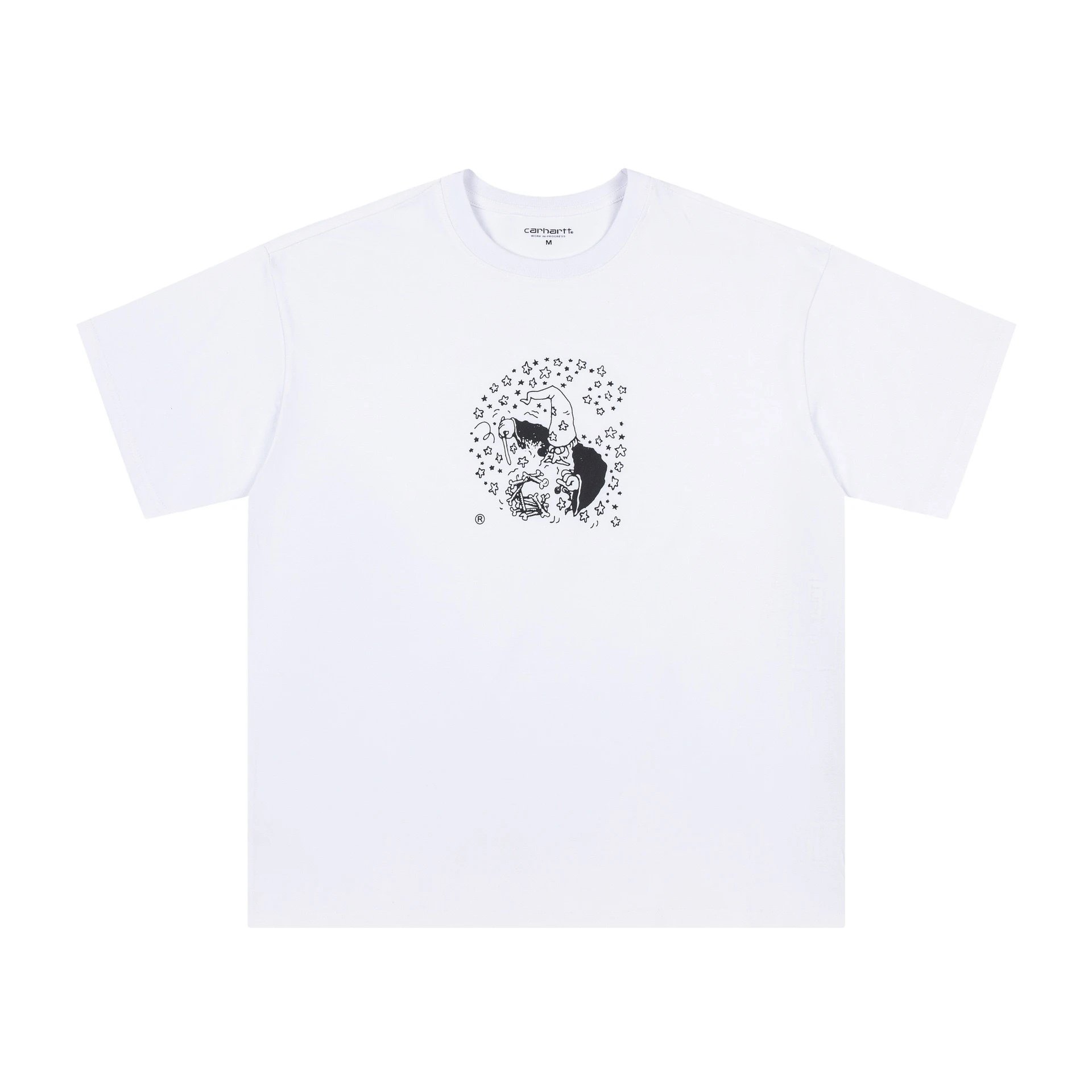 Carhartt T-Shirts Logo Print — 8019 white