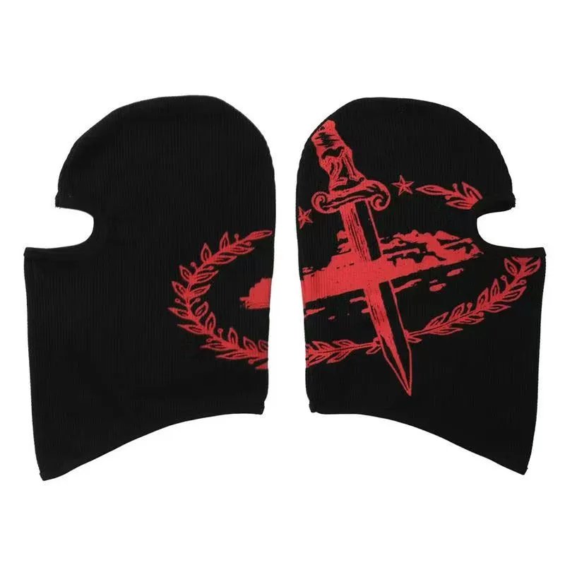Corteiz Uncategorized Graphic Balaclava Mask — black quick-dry 4