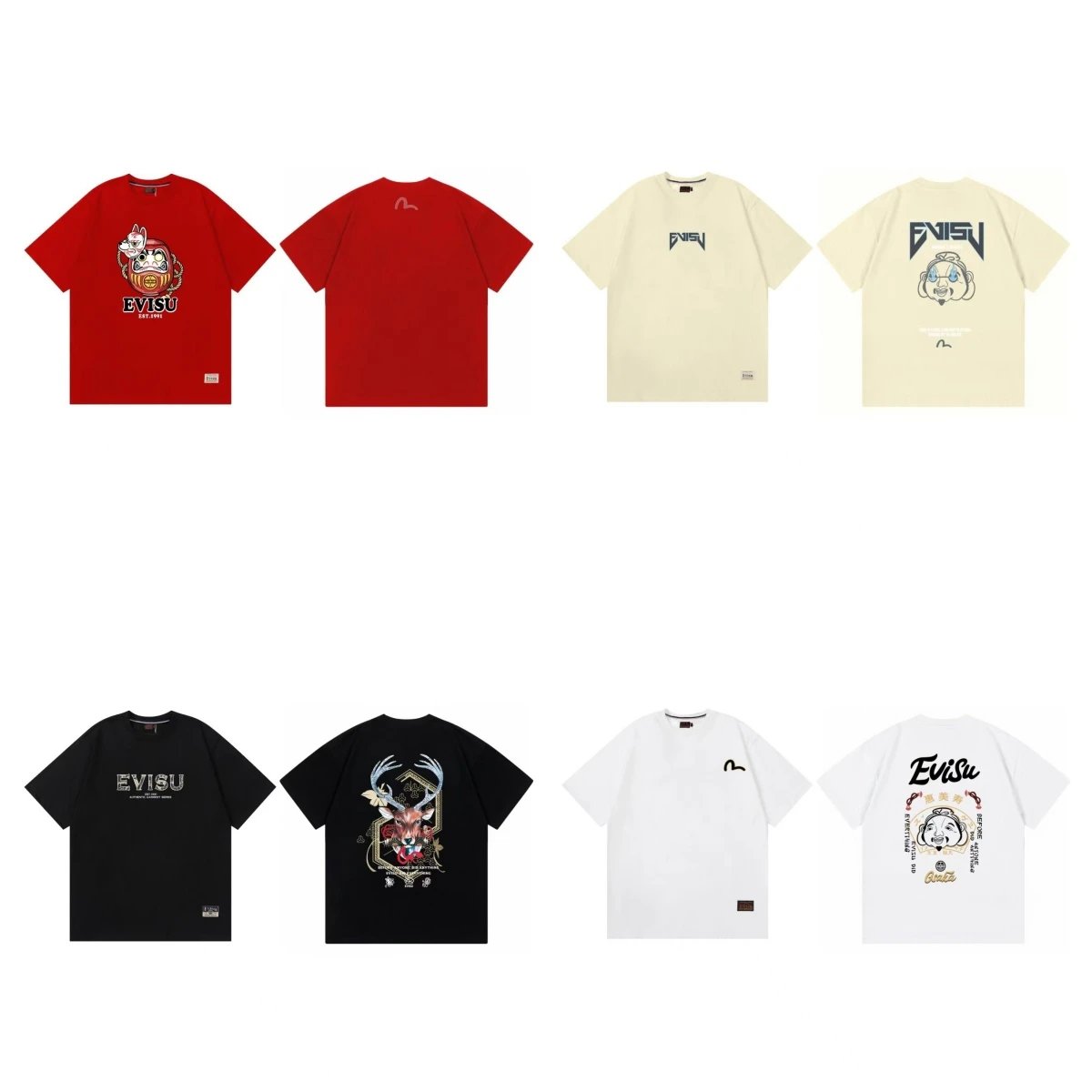 Evisu T-Shirts Short-Sleeve Graphic T-Shirt image 2