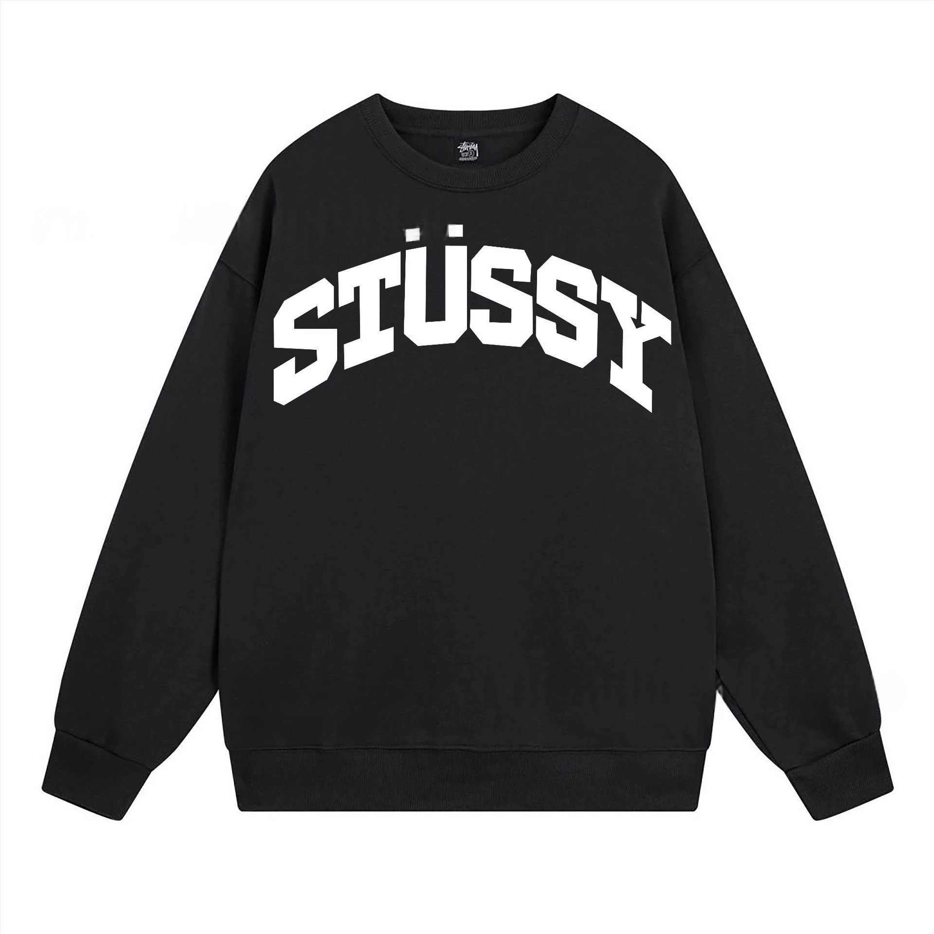 Stüssy Hoodies & Sweatshirts Crewneck Graphic Sweatshirt — 106 black