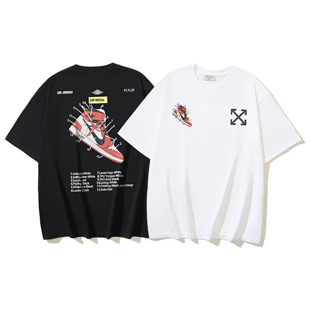 Off-White T-Shirts Short-Sleeve Logo Graphic T-Shirt product detail image 13