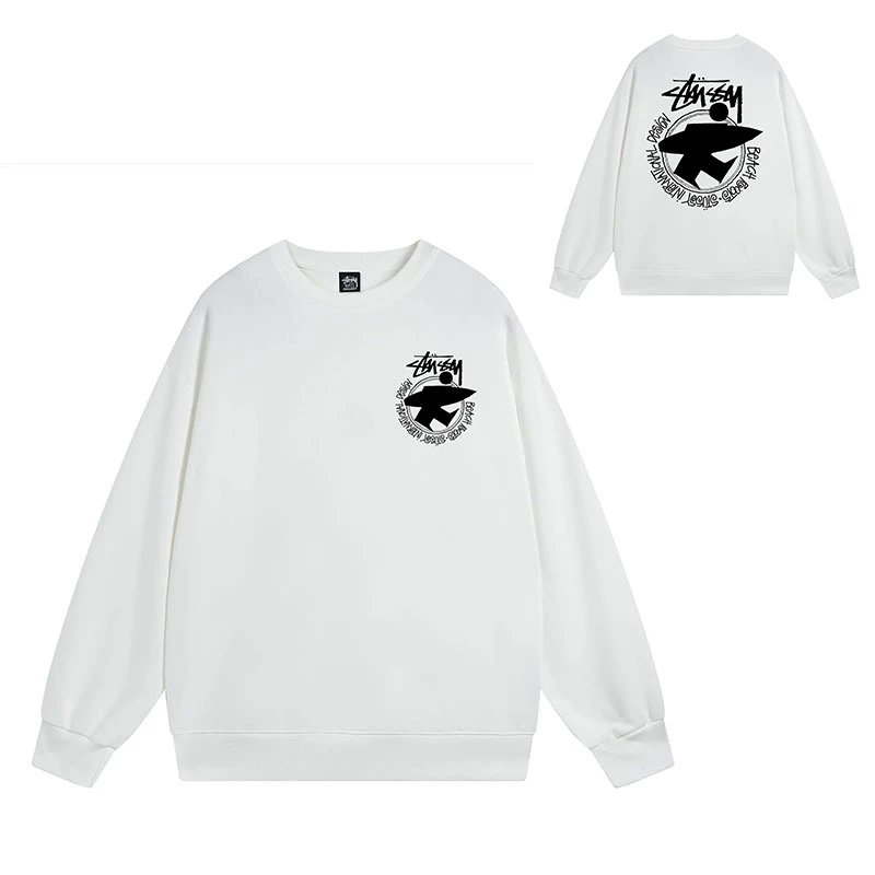 Stussy Hoodies & Sweatshirts TS3K-1 crewneck sweatshirt — 102 white