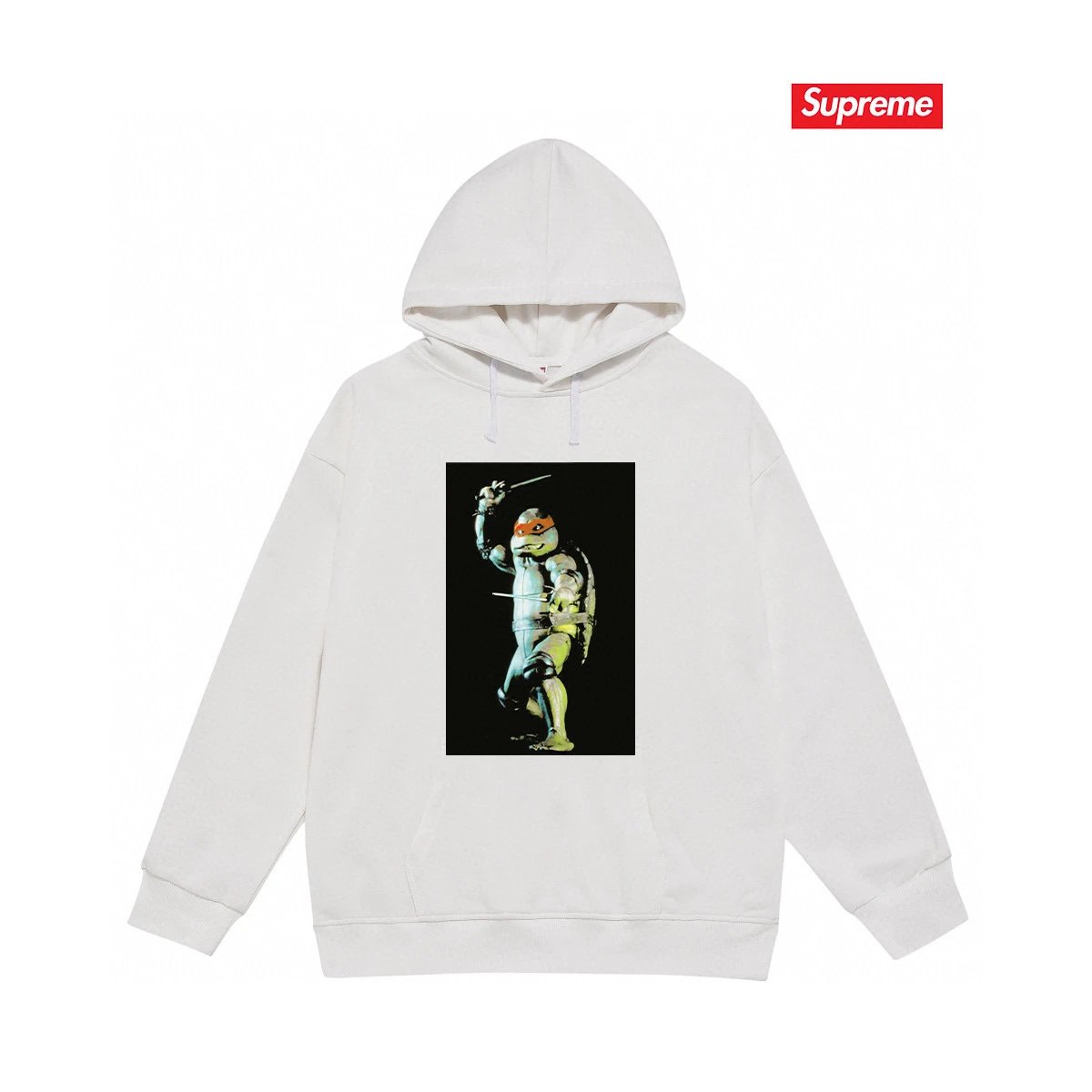 Supreme Hoodies & Sweatshirts Graphic Print Pullover Hoodie — S 2053 white