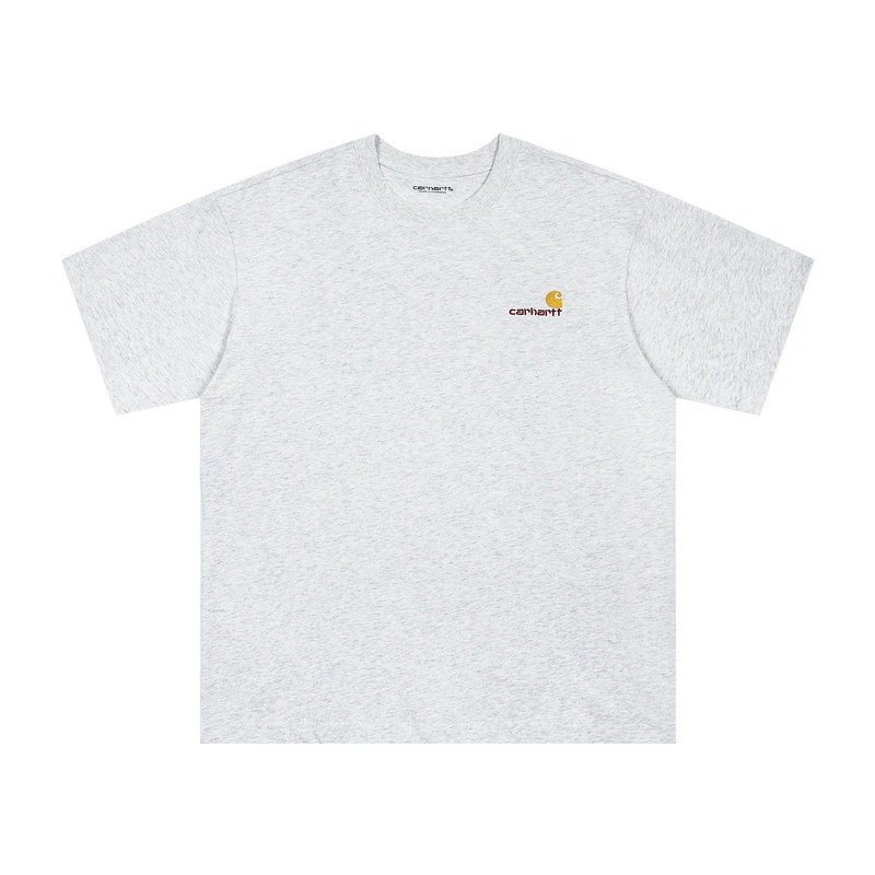 Carhartt T-Shirts Short-Sleeve Crew Neck Graphic Logo T-Shirt — 206 Floral gray