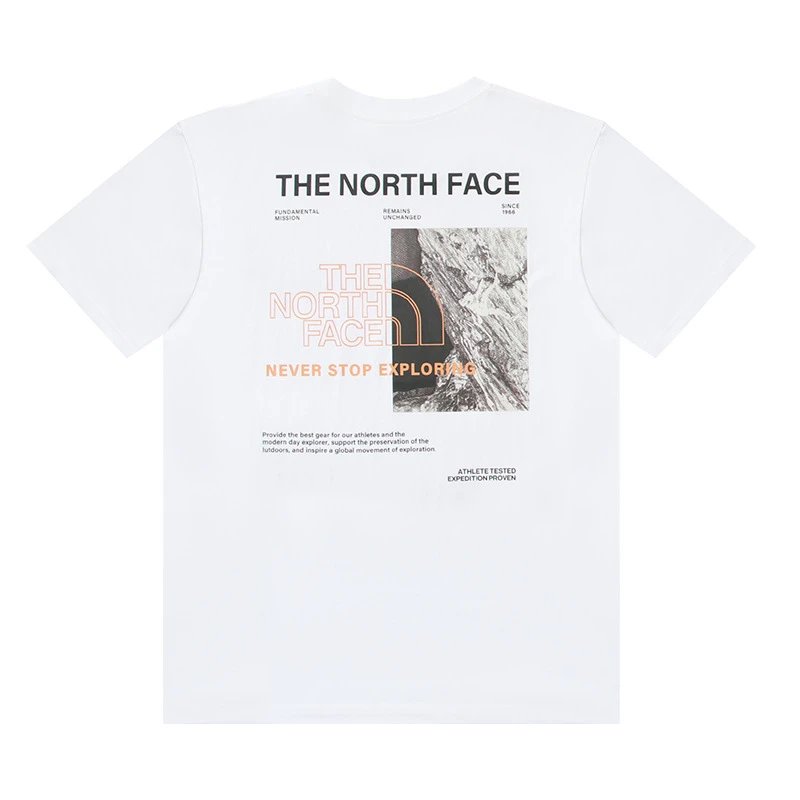 The North Face T-Shirts Short-Sleeve Graphic Logo Print — 15