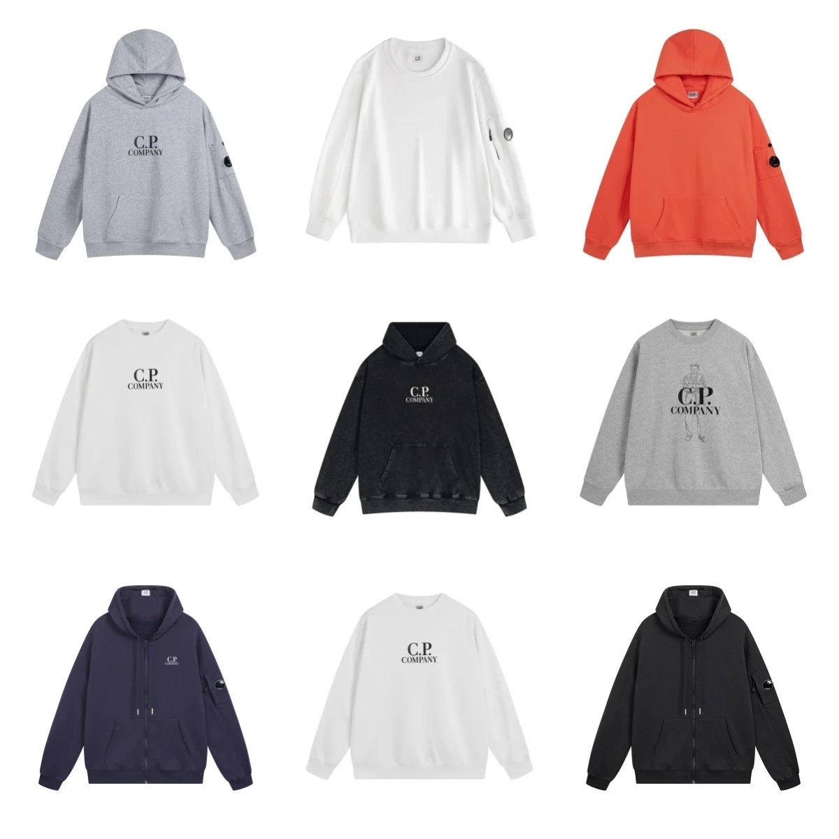 C.P. Company Hoodie Sweatshirt in Various Colors