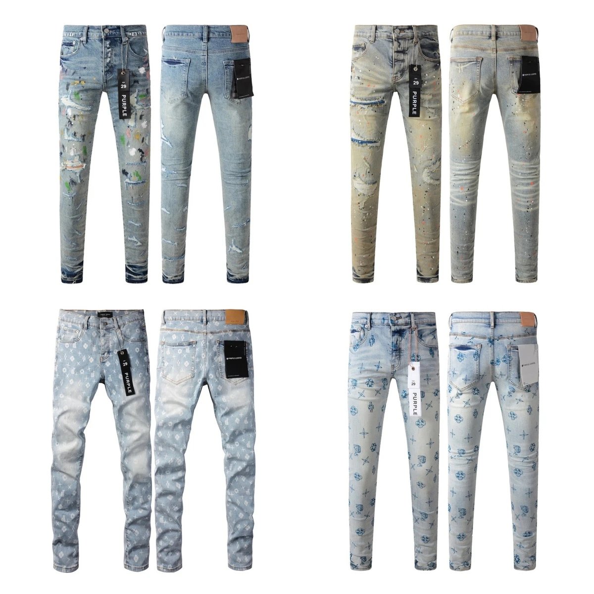 Purple Brand men's slim-fit di