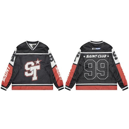 Hellstar T-Shirts Mesh football jersey graphic — S3603