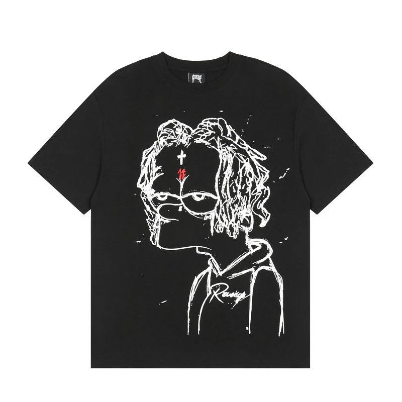 Revenge T-Shirts Gothic Logo Graphic — 35