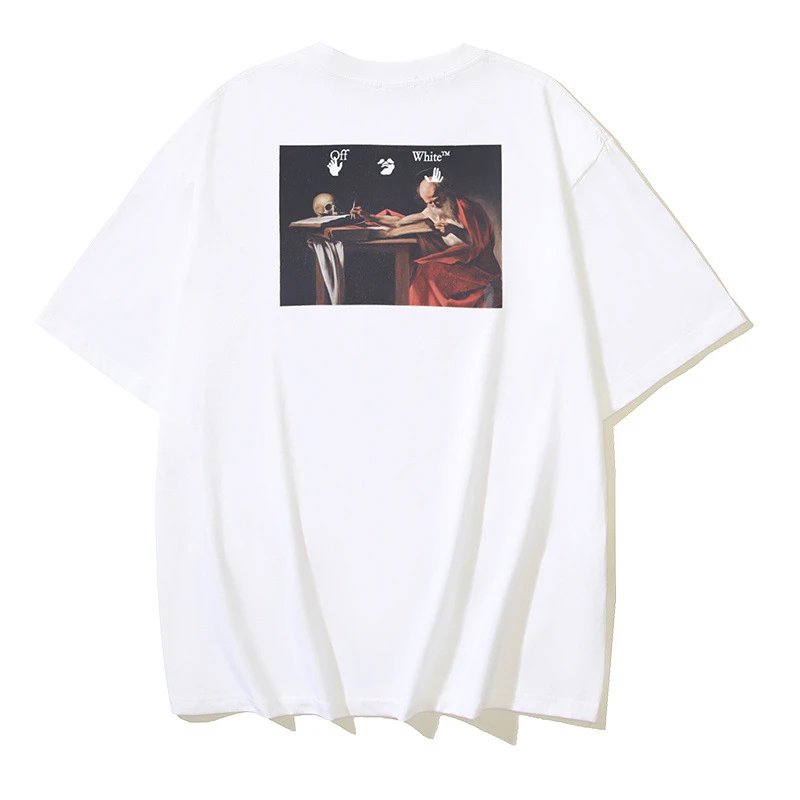 Off-White T-Shirts Short-Sleeve Logo Graphic T-Shirt — 161 white