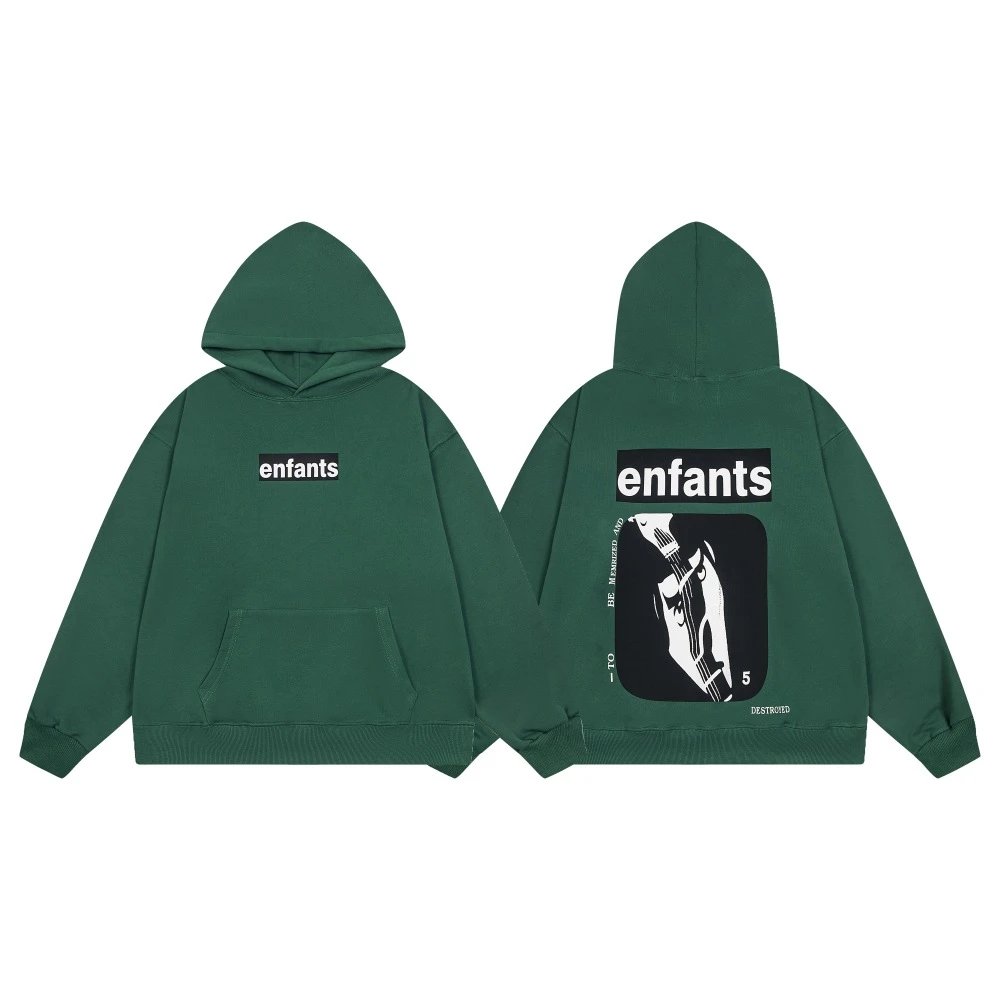 Enfants Riches Déprimés Logo Hoodie Army Green
