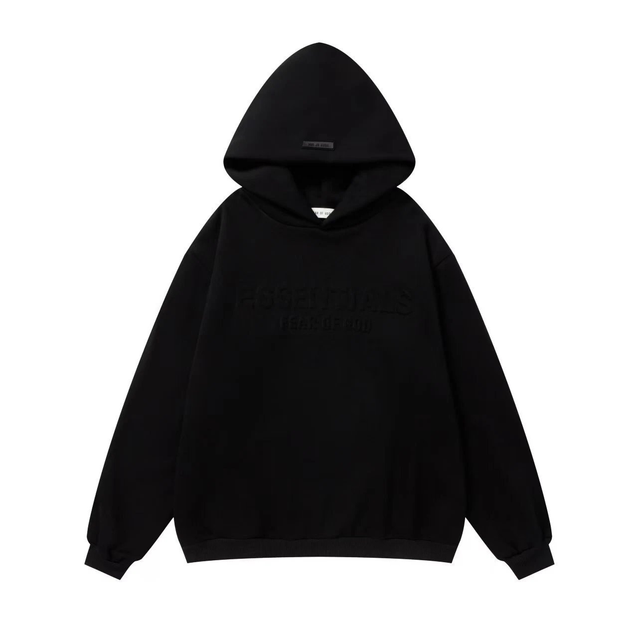 Fear of God Hoodies & Sweatshirts Essentials logo-print hooded sweatshirt — 3980 Black