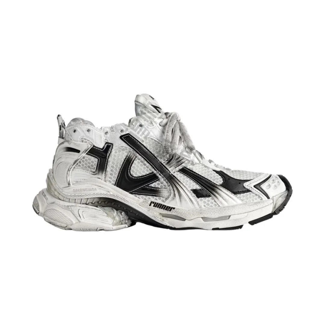 Balenciaga Sneakers Runner 7.5 — White-Black Gradient