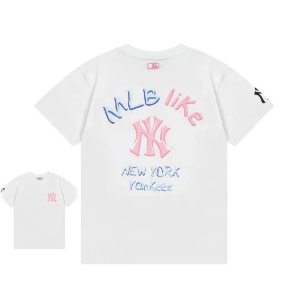 MLB x New York Yankees MLB Like Pink Gradient T-Shirt - 1