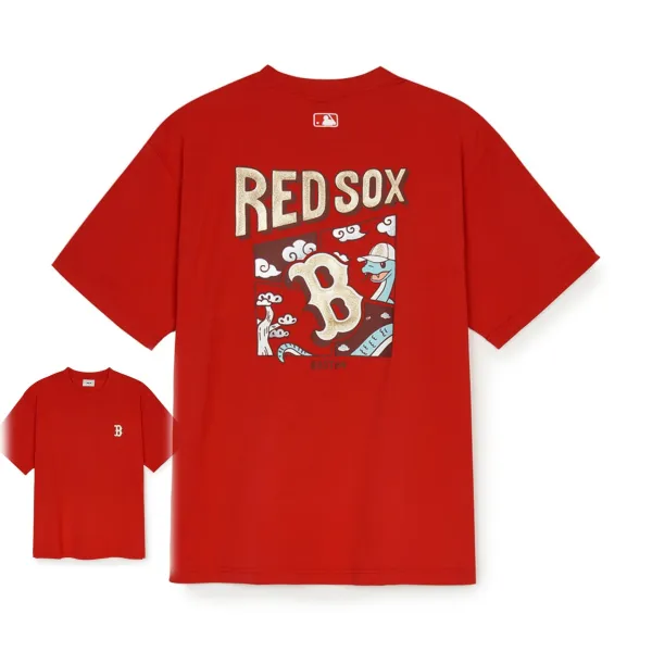 Boston Red Sox x MLB Graphic Tee Red T-Shirt - 1