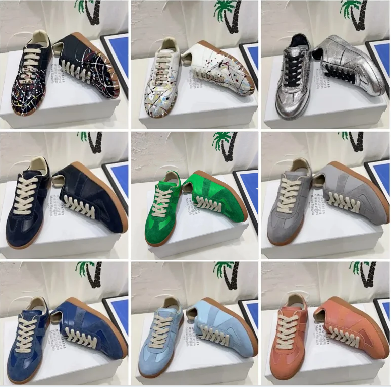 Maison Margiela leather low-to