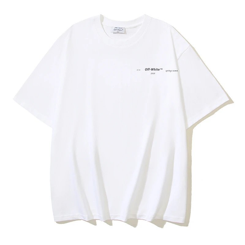 Off-White T-Shirts Short-Sleeve Logo Graphic T-Shirt — 170 white